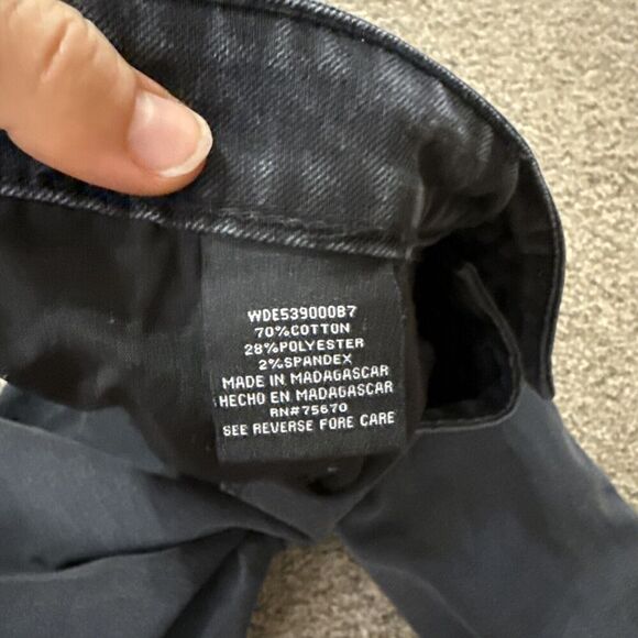 WXYZ Jeans 38x32 Mens Nomad Slim Fit Stretch Tapered Streetwear Punk Goth Black - Picture 8 of 11